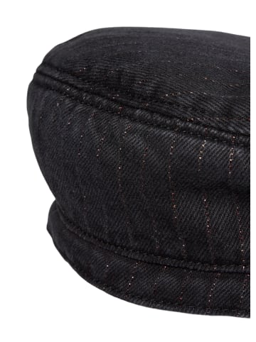 Marc O'Polo DENIM Nadelstreifen-Kappe in Dark Grey