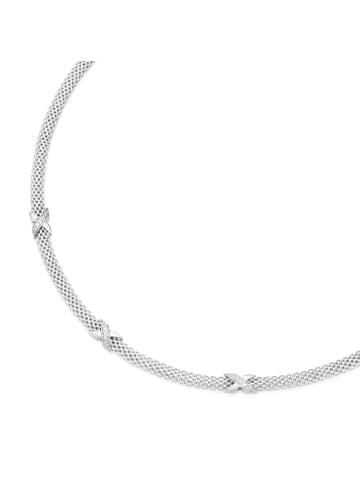 Smart Jewel Collier Mit Zirkonia in Weiss