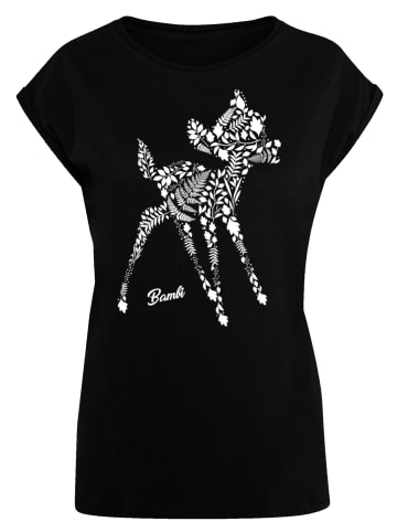 F4NT4STIC T-Shirt Disney Bambi Botanica in schwarz