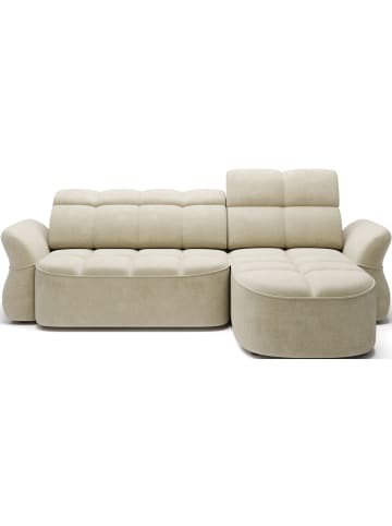 MF Design Benny Recamiere Rechts in Beige -  (L) 185 x (B) 301 x (H) 115 cm