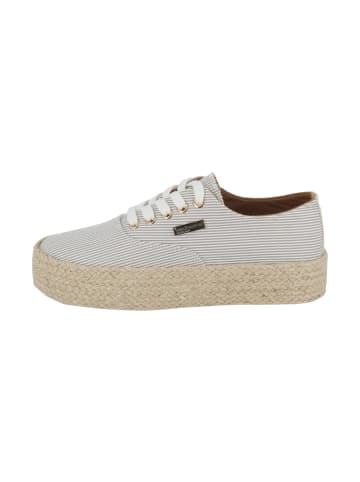 Les Tropéziennes par M Belarbi Schnür-Sneaker „Cosmic Print“ Beige