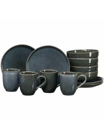 Ritzenhoff & Breker 12er Set Frühstücksset Eda grau in grau