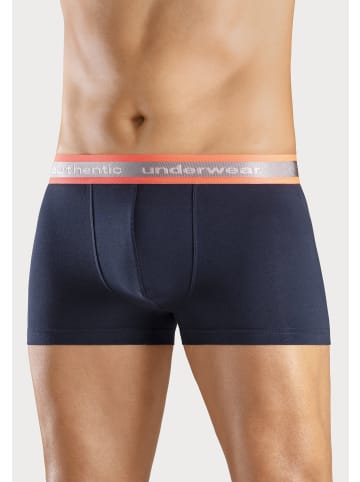 AUTHENTIC LE JOGGER Boxer in navy-grün/navy-gelb/navy-orange/navy-blau
