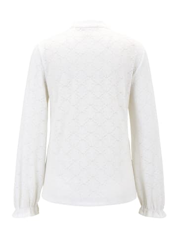 CARTOON Spitzenbluse in Weiß