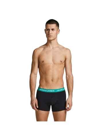 Jack & Jones Boxershort 10er Pack in Schwarz/Rot/Blau/Petrol/Schwarz