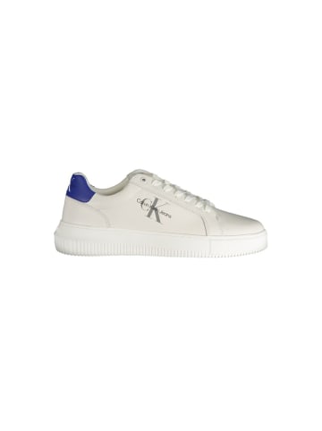 Calvin Klein Weiß Leder Herren Sneaker
