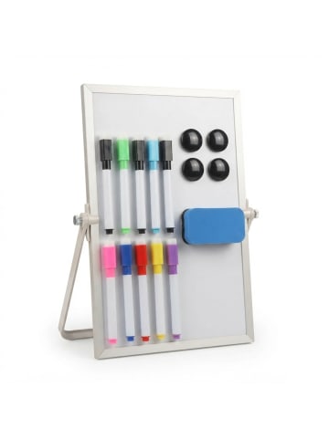 relaxdays Whiteboard in Weiß/ Silber - 30x20 cm