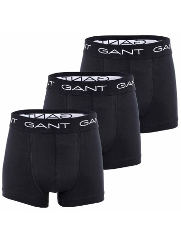 Gant Boxershort 3er Pack in Schwarz