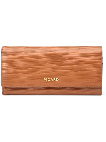 PICARD Calais 1 Geldbörse Leder 19 cm cognac