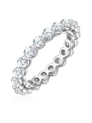 Glanzstücke München Ring aus Sterling Silber mit Zirkonia in silber