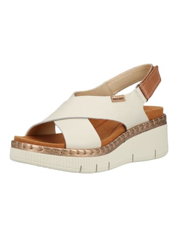 Pikolinos Sandalen in Weiß/Gold