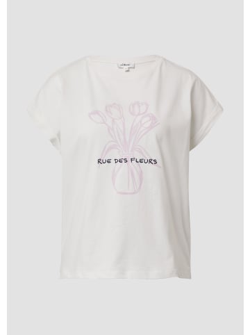 s.Oliver T-Shirt  in  02D1_creme