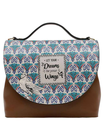 Dogo Handy Bag Umhängetasche - Let Your Dreams Be Your Wings in Braun