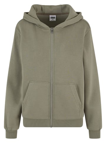 Urban Classics Urban Classics Ladies Fluffy Zip Cardigan in paleolive