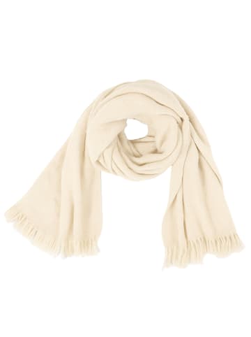 CASH-MERE.CH Schal fashion in Weiss