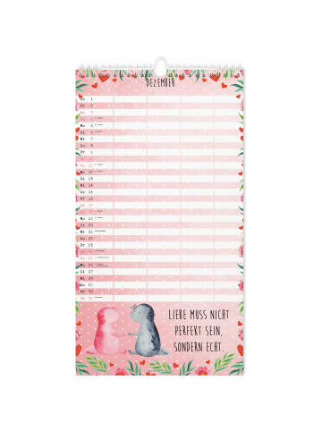 Mr. & Mrs. Panda Design Kalender 2026 Liebe Collection ohne Spruch in Weiß