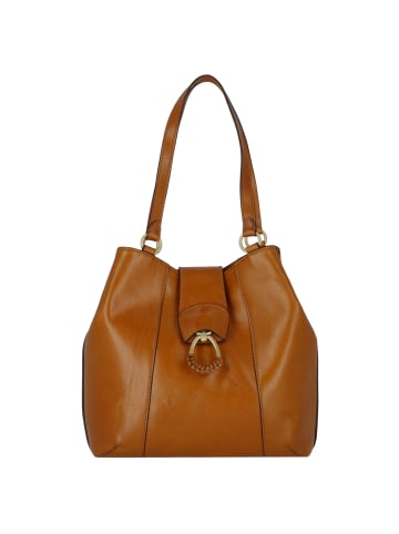 The Bridge Erica Shopper Tasche Leder 46 cm in cognac