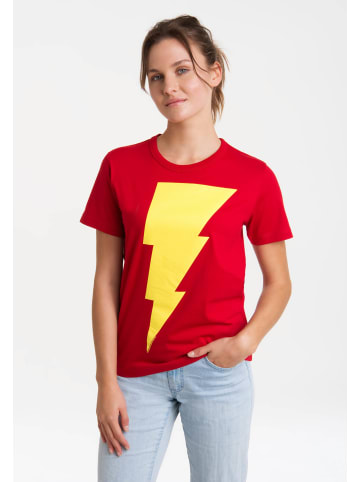 Logoshirt T-Shirt DC Comics - Shazam in rot