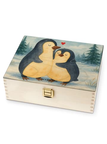 Mr. & Mrs. Panda Tee-Aufbewahrungsbox Pinguin umarmen Design ohn... in Weiß