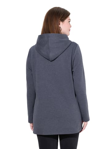 Ulla Popken Sweatshirt in asphaltgrau