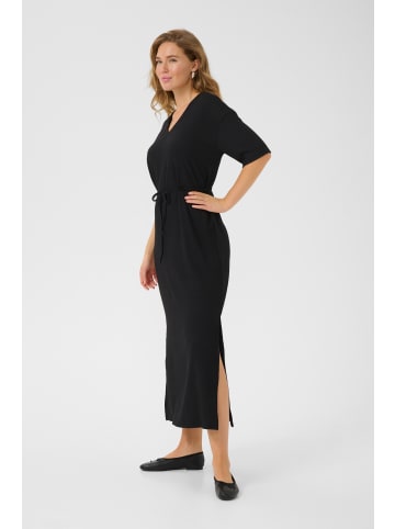 Kaffe Jerseykleid KAivanna Loose fit in Black Deep
