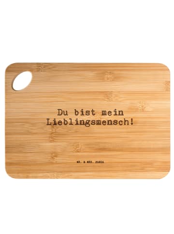 Mr. & Mrs. Panda Schneidebrett Du bist mein Lieblingsmensch! mit... in Braun