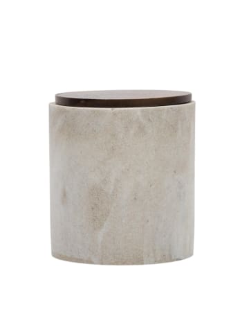 5five Simply Smart Wattebehälter COME in Beige, Ø 10 cm
