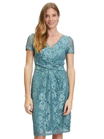 Vera Mont Spitzenkleid figurbetont in Smoky Turquoise