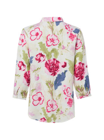 Franco Callegari Leinenbluse in mehrfarbig pink - 0046