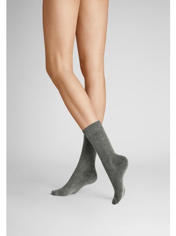 Hudson Socken Air Plush anatomische Sohle in Grau-mel.
