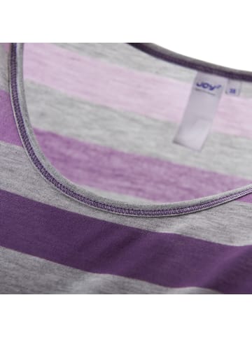 Joy Sportswear T-Shirt WENKE in acai stripes