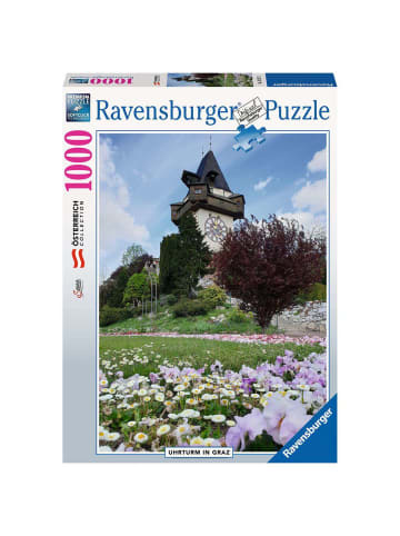 Ravensburger Puzzle 1.000 Teile Uhrturm in Graz Ab 14 Jahre in bunt