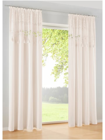 Heine Dekoschal in creme