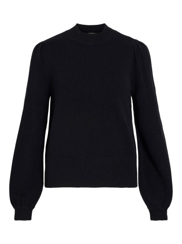 Vila Strickpullover in Black