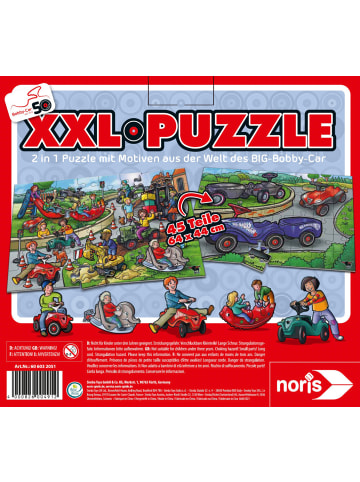 Noris Spiele 50 Jahre BIG Bobby Car XXL-Puzzle (Kinderpuzzle)