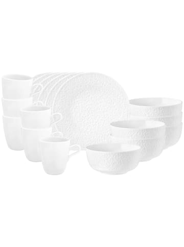 Seltmann Weiden 18-tlg. Frühstücks-Set Nori Home in in weiß