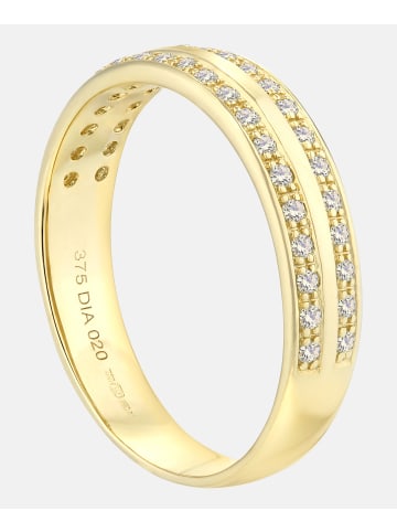 Diamant L'éternel Eternity-Ring aus 375 Gelbgold mit 0.20 Karat Diamant