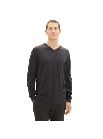 Tom Tailor Strickpullover 1er Pack in Dunkelgraumelange