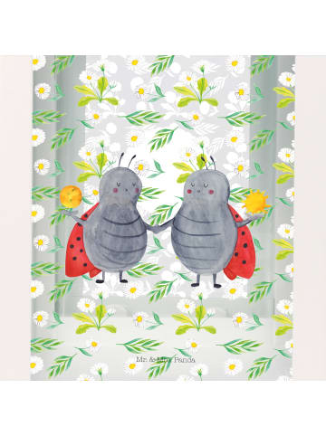 Mr. & Mrs. Panda Windlicht Sternzeichen Zwilling ohne Spruch in Transparent