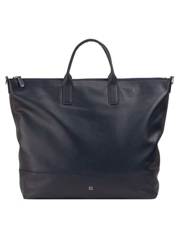 DuDu Judith Shopper Tasche Leder 41 cm in navy