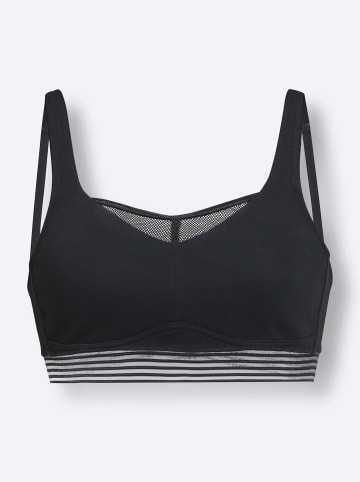 WITT WEIDEN Sport-BH ohne Bügel in schwarz