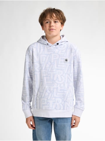 Petrol Industries Hoodie mit Allover-Muster Oceana in Weiß