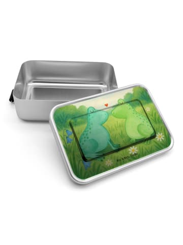 Mr. & Mrs. Panda Lunchbox Frosch Liebe Design ohne Spruch in Weiß
