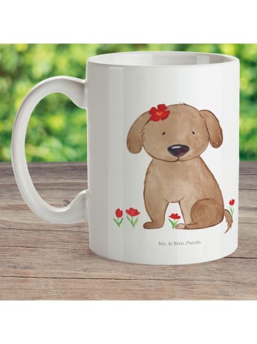 Mr. & Mrs. Panda Trinkbecher Hund Dame ohne Spruch in Weiß