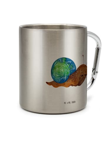 Mr. & Mrs. Panda Becher Schnecke Sir ohne Spruch in Silber