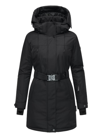 Navahoo Wintermantel Frostkuss 14 in Black