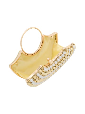 faina Women Minaudière in Beige