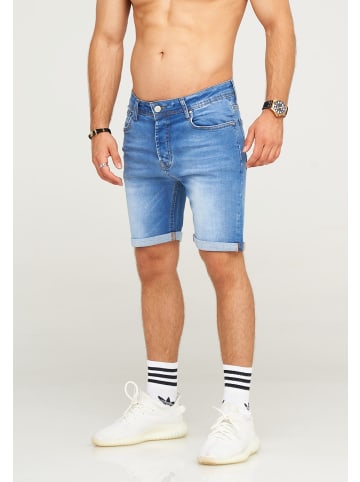 behype Jeans-Shorts MALAY in Light Blue