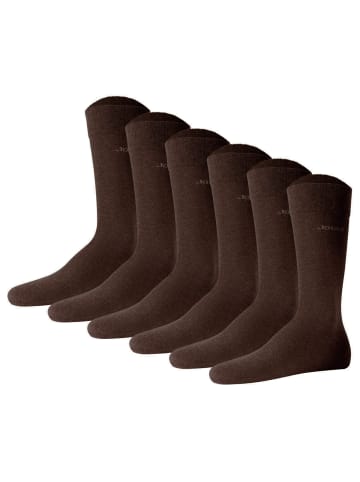 JOOP! Socken 6er Pack in Dunkelbraun