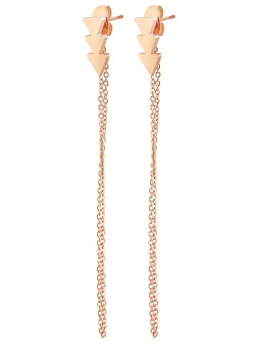 Adeliás Damen Ohrringe – Ohrstecker aus Edelstahl in gold